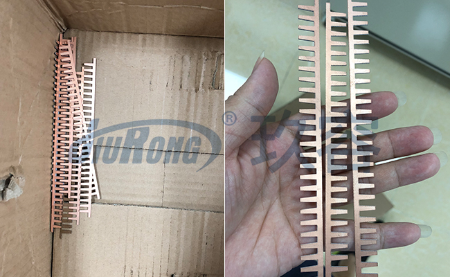 沒(méi)有沖斷之前的鍍銅樣品